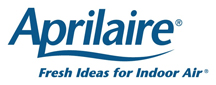Aprilaire logo with the tagline "Fresh ideas for indoor air"